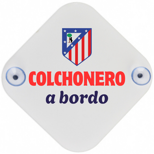 Placa Ventosa o Ambientador COLCHONERO A BORDO
