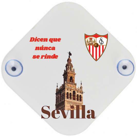 Placa Ventosa o Ambientador SEVILLA NUNCA SE RINDE