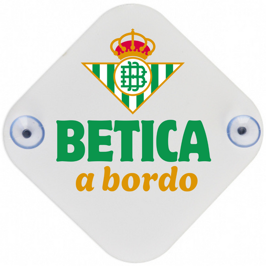 Placa Ventosa o Ambientador BETICA A BORDO