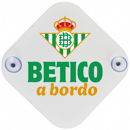 Placa Ventosa o Ambientador BETICO A BORDO